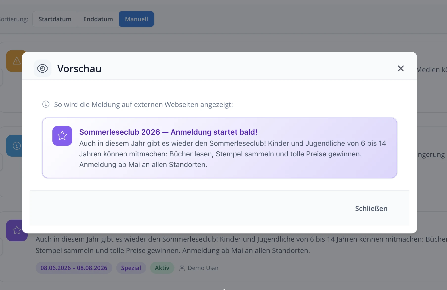 So sieht es der Besucher auf Ihrer Webseite
