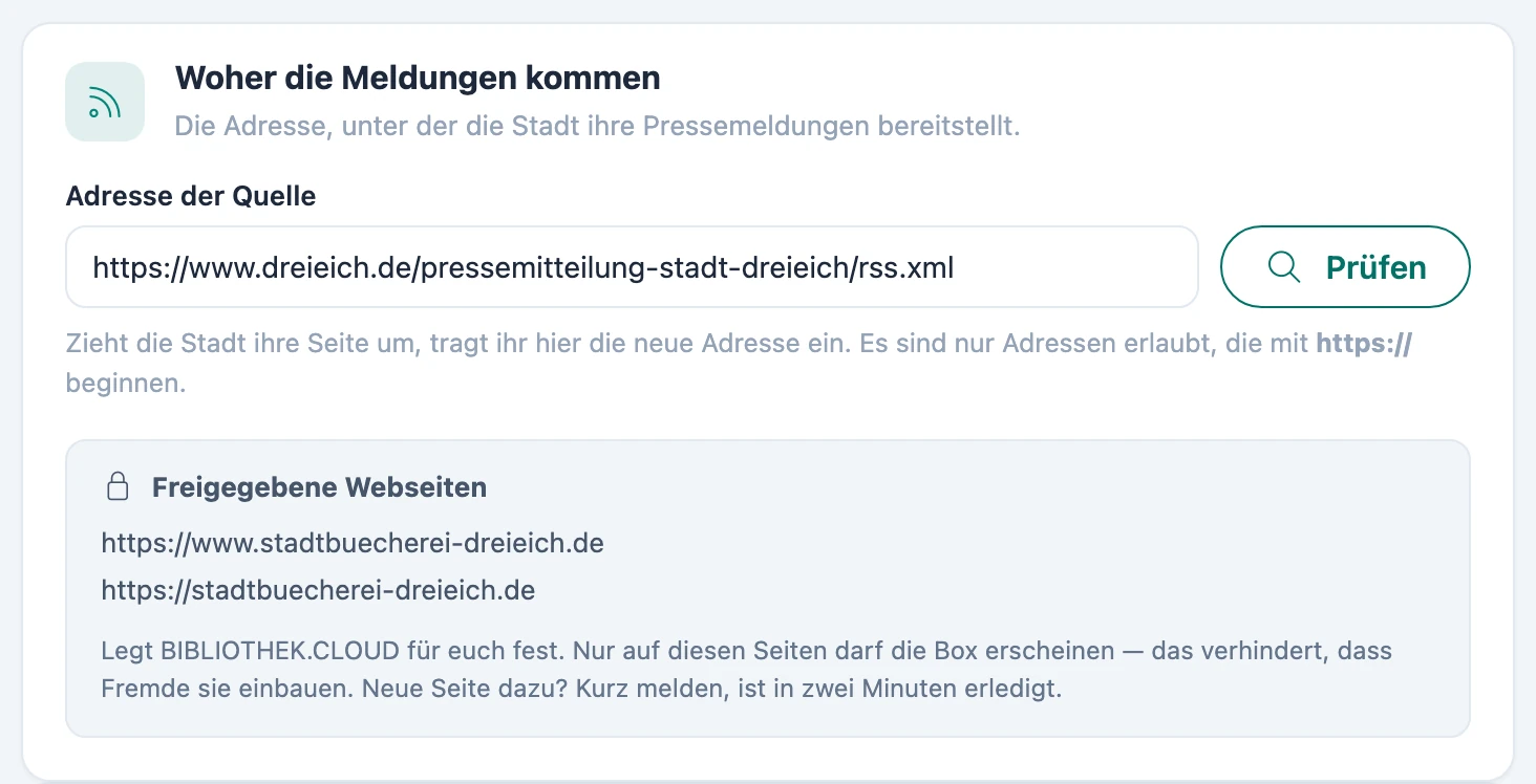 Ohne Fremddienst, ohne Datenabfluss